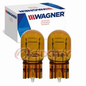 2 pc Wagner Front Turn Signal Light Bulbs for 2013-2018 Cadillac ATS XTS jb - Picture 1 of 5