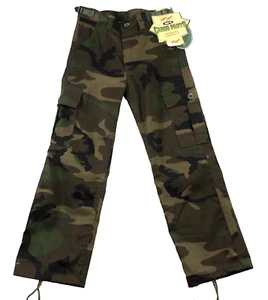 Trail Crest Boys Cargo Combat Pants Size M (8-10) Camouflage Relaxed Fit NWT - Picture 1 of 11
