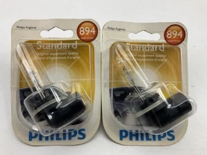 (2) Philips 894B1 Standard Headlight Headlamp Light Bulb 894 - Picture 1 of 5