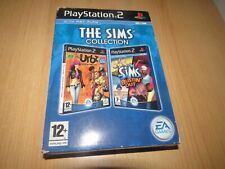 THE SIMS COLLECTION for PLAYSTATION 2 - SIMS BUSTIN OUT & Sims IN THE CITY pal