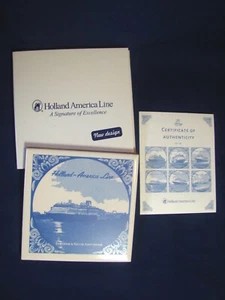 Nueva montaña rusa Goedewaagen Holland America Line Delft Eurodam y nueva con certificado de autenticidad - Imagen 1 de 5