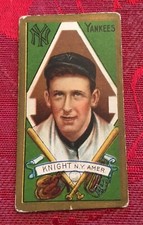 1911 T205 Gold Border Jack Knight Yankees  Sweet Caporal Red Back