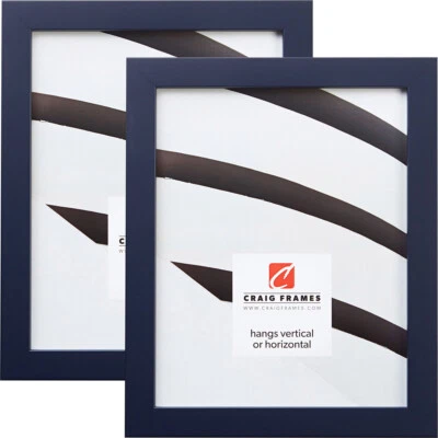 Marco de fotos Craig Frames confeti, marco de fotos moderno azul marino de 0,75 pulgadas de ancho paquete de 2 Foto 1 de 4