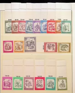 AUSTRIA Sc 958-76 NH COMPLETE SET OF 1973 - NATURE & HOSTORICAL PLACES - Picture 1 of 1