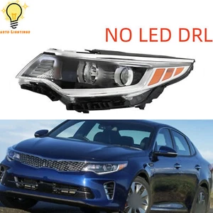 Halogen Headlight For 2016 2017 2018 Kia Optima Headlamp NO LED DRL Left Side - Picture 1 of 8