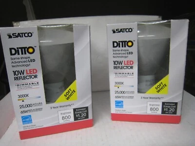 Satco S9134  Br30 Led Reflector - 108degree - Medium Base 3000k (S9134 10w) - Image 1 of 4