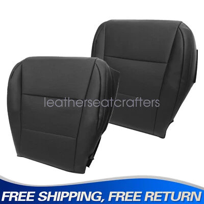 For 2013-2017 2018 Lexus ES350 Driver & Passenger PERF Leather Seat Cover Black Foto 1 de 4