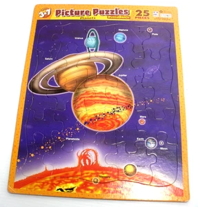 Picture Puzzles Patch VTG 1999 Planets 25 pieces Cardboard ages 3-7 - Picture 1 of 4