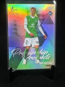 Rory Whittaker Hibernian Fc Premiership Prospect /49 Topps SPFL 23/24 On Demand. - Picture 1 of 4