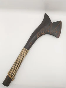 Vintage Handcrafted Wooden Fijian Battle Club - Picture 1 of 7