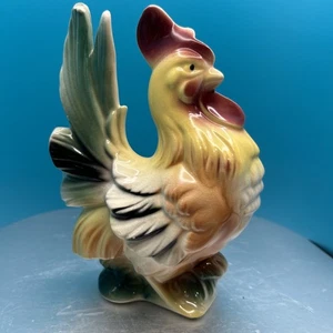 Vintage ROYAL WINDSOR COPLEY Rooster Chicken Mid Century Art Pottery V112 - Picture 1 of 8