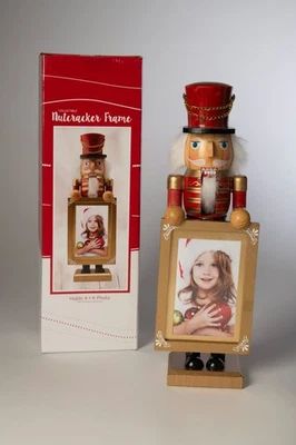 Marco Cascanueces Neil Enterprises Holiday 4x6 o 3,5x5 con mate rojo/dorado Foto 1 de 4