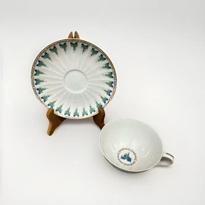 Disneyland Castle Tea Cup & Saucer Walt Disney Productions Japan Vintage 1970’s - Picture 1 of 8
