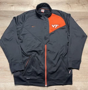 Nike Team Fit Dry Virginia Tech Hokies Zip up Jacket Size Large Virginia Tech - Picture 1 of 15