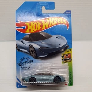 Hot Wheels 1:64 DieCast McLaren Speedtail GHB53 2018 Hot Wheels 10 New Rare Blue - Picture 1 of 6