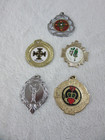 Job lot 5 x Traditional Irish Dancing medals - some have marks re age (#3)