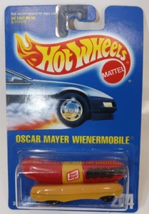 1991 Hot Wheels Blue Card Oscar Mayer Wienermobile Collector #204 - Picture 1 of 9
