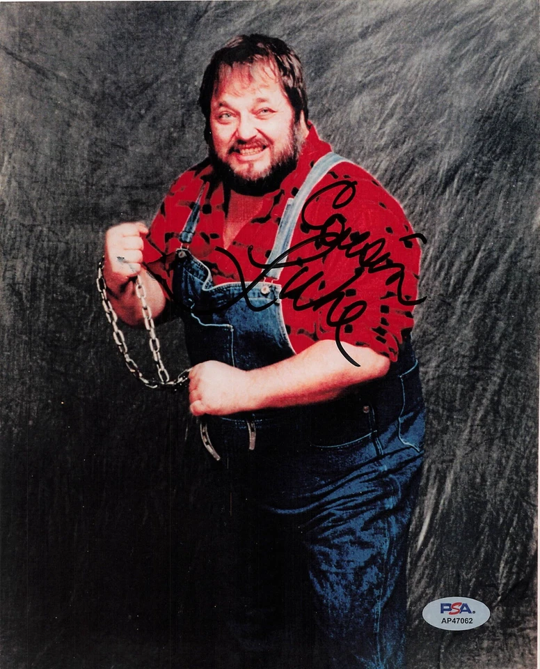 Cousin Luke WWF Signed Autograph 8 x 10 Photo PSA DNA - Image 1 of 1