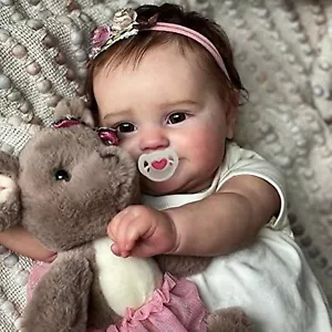 Reborn Baby Dolls Silicone Corpo Completo 20 Pollici Impermeabile Realistico Neonato - Foto 1 di 3