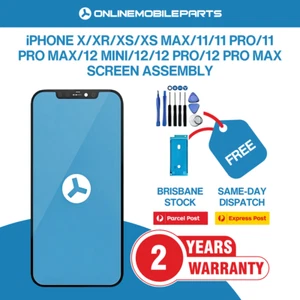 For iPhone X XR XS 11 12 Pro Max Mini LCD OLED Touch Screen Replacement Digit... - Picture 1 of 13
