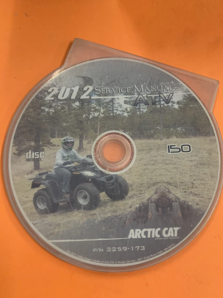 Manual de servicio OEM Arctic Cat ATV CD 2012 150 2259-173 (B5-1) Foto 1 de 1