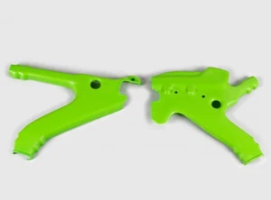 KAWASAKI KX 125 1991 KX 250 1991 COPPIA PROTEZIONE PARATELAIO - Foto 1 di 1