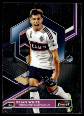2023 Finest MLS Brian White Vancouver Whitecaps FC #72 - Image 1 of 2