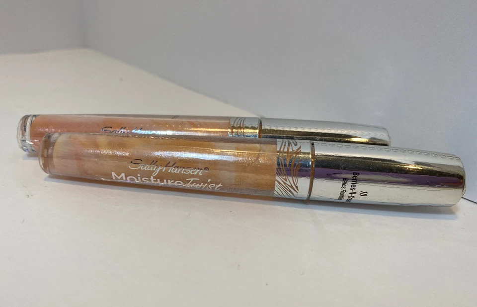 Sally Hansen #10 Berries n Cream Moisture Twist 2-in-1 Primer & Color Lot of 2 - Image 1 of 1