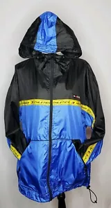 ROMPEVIENTOS HILFIGER ATLETISMO CREMALLERA COMPLETA CON CAPUCHA LIGERO XL AZUL - Imagen 1 de 12