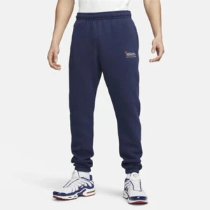 Nike Sportswear Club Fleece Mens Size S Sweatpants Mineral Navy New FN1488 410 - Picture 1 of 5