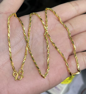 24k 黄金精美项链和吊坠| eBay