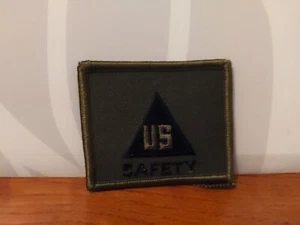 U.S. SAFETY CLOTH EMBLEM PATCH 3 X 2 1/4 INCH - Picture 1 of 4