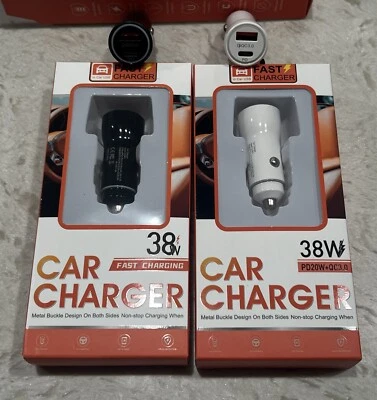 USB PD 20W Type-C Car Charger Fast Charge Adapter For iPhone 14 15 13 12 Pro Max - Image 1 of 4