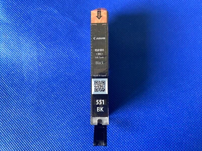 Genuine Canon CLI-551BK Printer Ink Cartridge - Black Ink for PIXMA Printers - Image 1 of 2