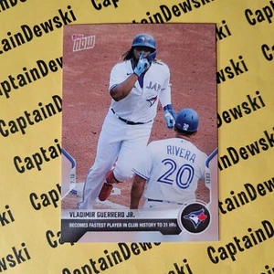 VLADIMIR GUERRERO JR 2021 Topps Now #521 Fastest w/Blue Jays to 31 HRs PR1284 - Imagen 1 de 2