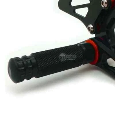 Commandes reculées Kalyosa Kawasaki ZX10 2011-2014 - Couleur : Gris - Photo 1/3