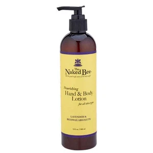 Naked Bee Hand & Body Lotion 12 Oz. - Lavender & Beeswax Absolute