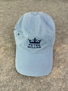 Peter Millar Hat Cap Strap Back Crown Spell Out Golf Tennis Traveler Performance - Picture 1 of 8
