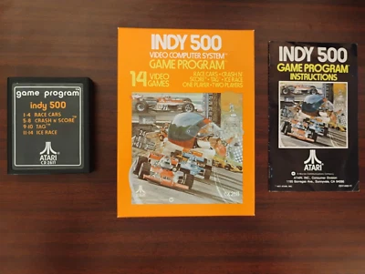 Indy 500 for Atari 2600 Complete In Box CIB Great Shape Tested - Image 1 of 4
