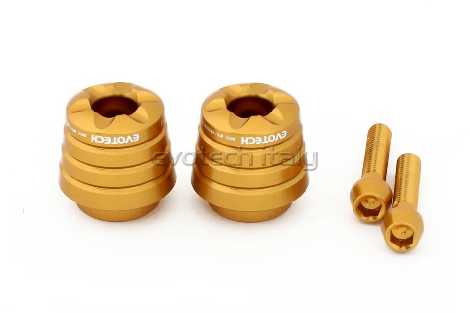 EVOTECH CONTRAPPESI BILANCIERI MANUBRIO TRIUMPH SPEED TRIPLE 1050 ORO GOLD - Immagine 1 di 1