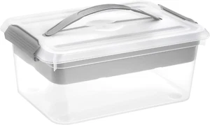 Stack & Carry Box with Removable Tray, 16 X 11 X 6.5 Inch Plastic Art Supply Sto - Picture 1 of 8