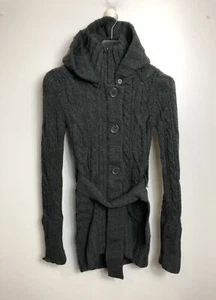 Damen Strickpullover Pullover Strick Cardigan Grau XS - Bild 1 von 3