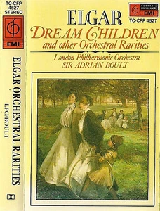 ELGAR LONDON PHIL ADRIAN BOULT DREAM CHILDREN CASSETTE ALBUM emi cfp + RARITIES - Picture 1 of 9