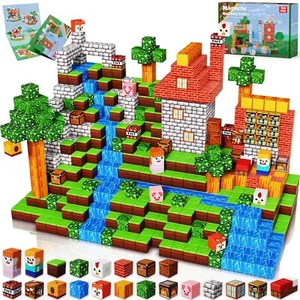 150PCS Magnetic Building Blocks for Kids Age 3-10 STEM Montessori Toy - Picture 1 of 6