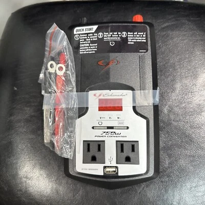 NEW Schumacher XI75DU Power Inverter Converter 750W/1500 Peak Watts No Box ￼ - Image 1 of 3