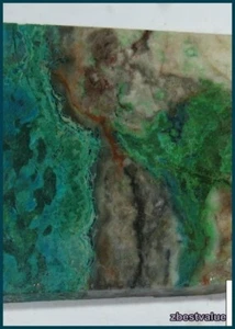 zbv - Top Chrysocolla in Quarz mehrfarbige Platte aus Peru! - Bild 1 von 1