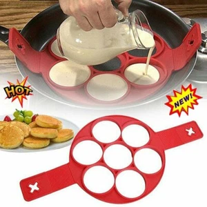 Nonstick Pancake MakKH Egg Mold Ring Kitchen Cooking Tool Pan Flip Cheese CookCQ - Picture 1 of 8