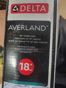 Delta AVE18-MB Averland 18" Wall Mount Towel Bar in Matte Black - Picture 1 of 4