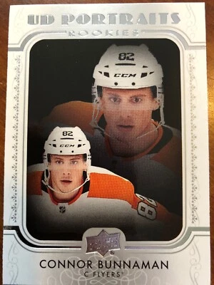 19-20 UD Series 2 Hockey Rookie UD Portraits P-55 Connor Bunnaman - Image 1 of 2