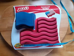 JELL-O USA Silicone Jelly Cake Ice Cream Mold 4th July American Flag Pan - Picture 1 of 7